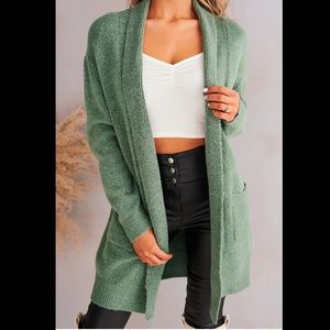NWOT Longline Knit Cardigan